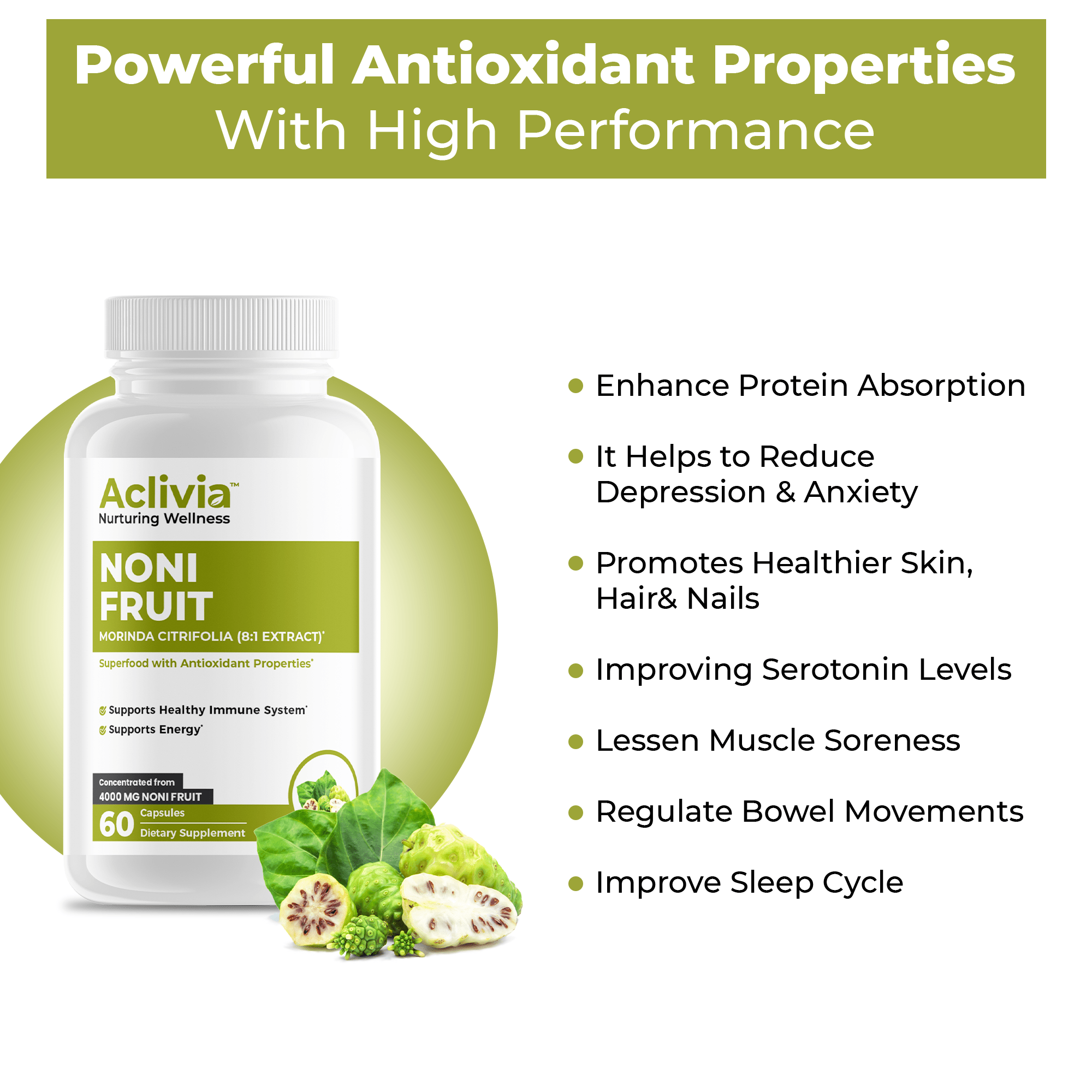 Aclivia Noni Fruit Supplement