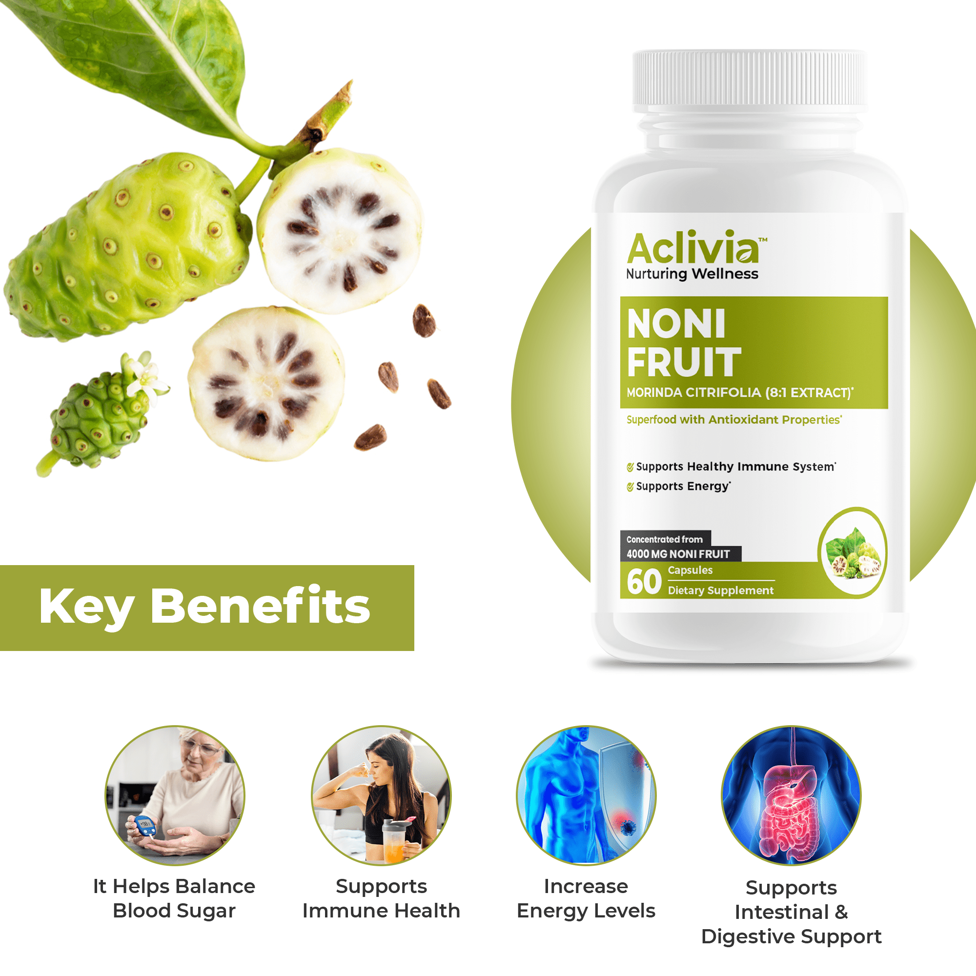 Aclivia Noni Fruit Supplement
